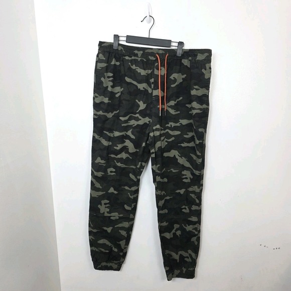 Camo Other - Brooklyn Cloth Green Camo Ripstop Outdoor Drawstring Waist Joggers Size 2XL